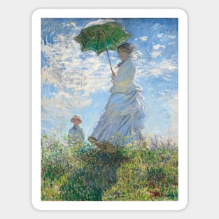 Claude Monet- Woman with a Parasol – Madame Monet and Her Son Magnet